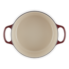 Le Creuset Cast Iron Signature Round Casserole 22cm RhoneGarnet image number 5